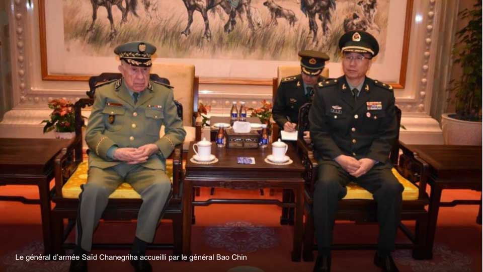 Alger et Pékin veulent renforcer leur coopération militaire