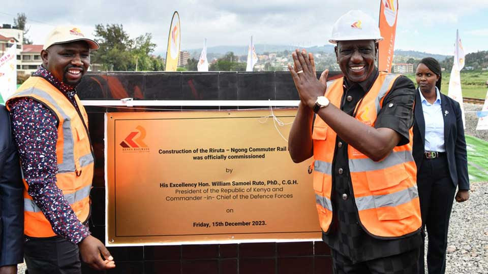Le Kenya lance la construction d&rsquo;un nouveau train urbain chinois à Nairobi