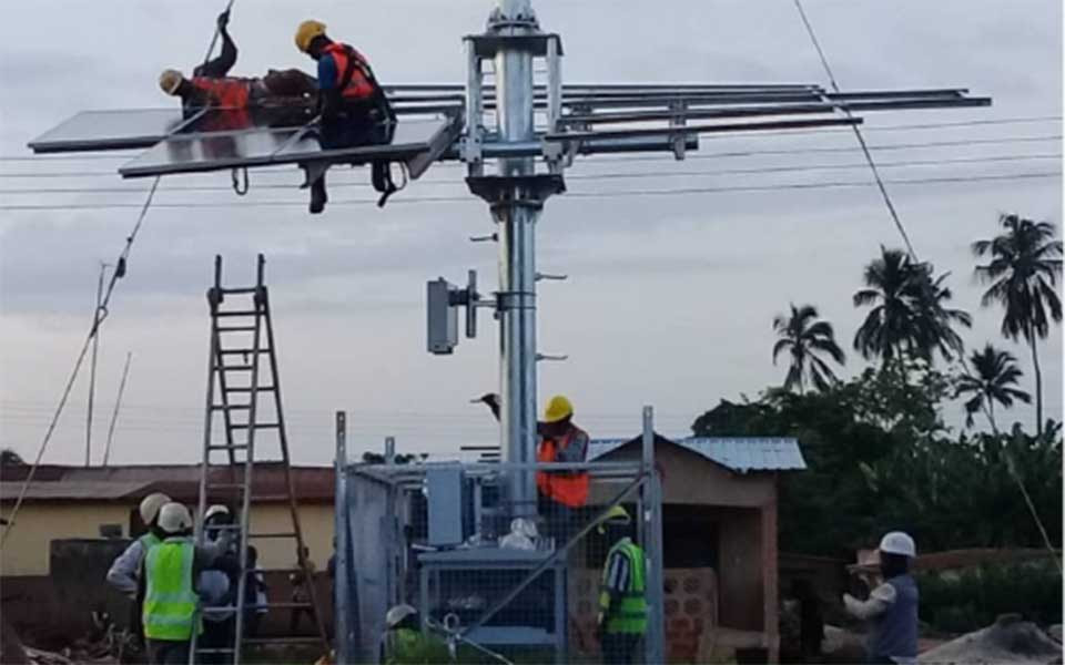 Huawei sites de téléphoniques milieux ruraux Ghana