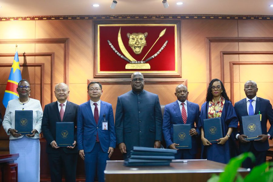 signature nouveau contrat chinois R.D. Congo