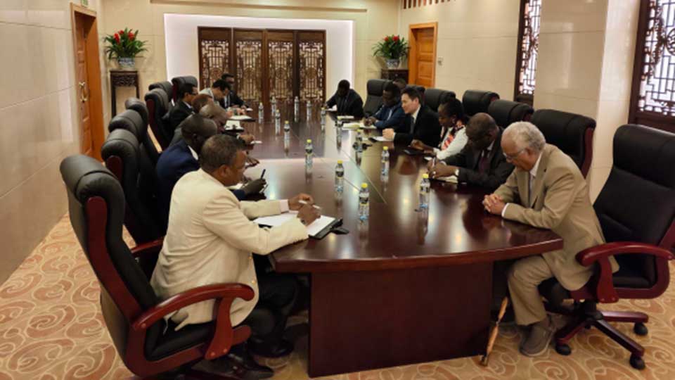 Xue Bing Corne de l'Afrique ambassadeurs Pékin