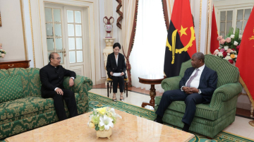 nouvel ambassadeur Chine Angola Zhang Bin
