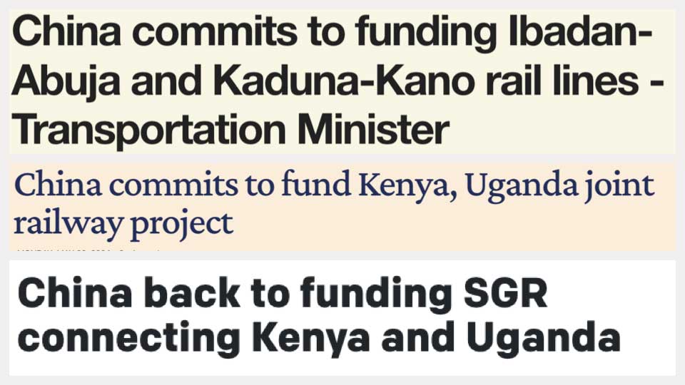 presse kenyane nigériane Chine milliards dollars