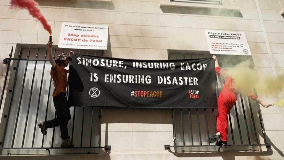 Eacop manifestation ambassades chinoises