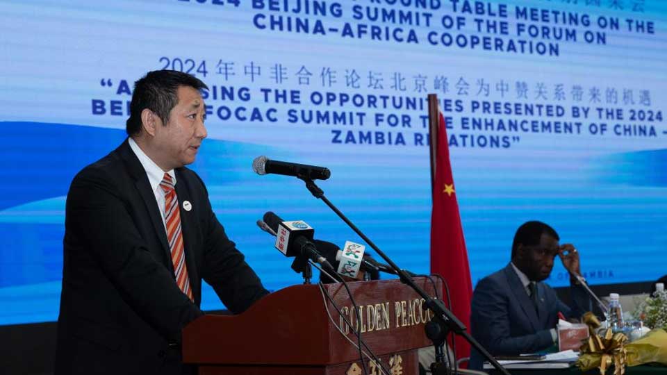 Chine ambassadeur Zambie Focac