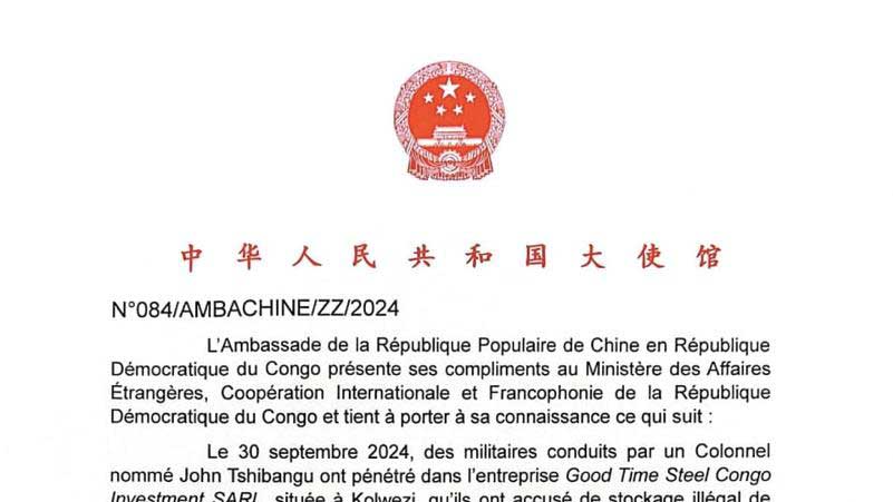 Enlèvement trois chinois R.D.Congo