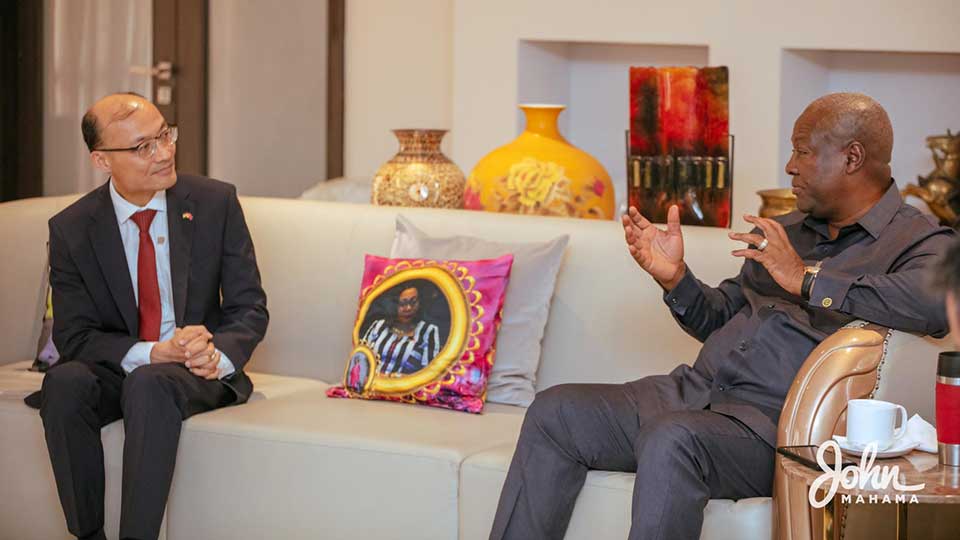 John Mahama Tong Defa ambassadeur Chine Ghana