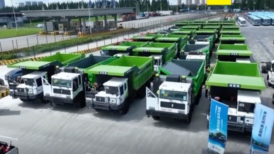 camions miniers électriques zambie chinoise cuivre