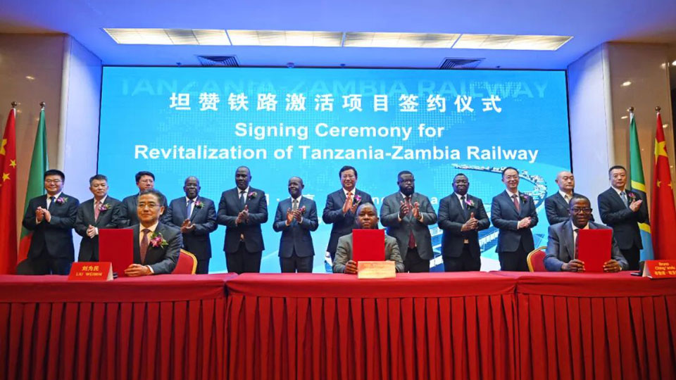 Chine Zambie Tanzanie Tazara accord