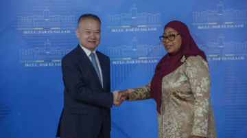 présidente tanzanienne Samia Suluhu Hassan Liu Haixing